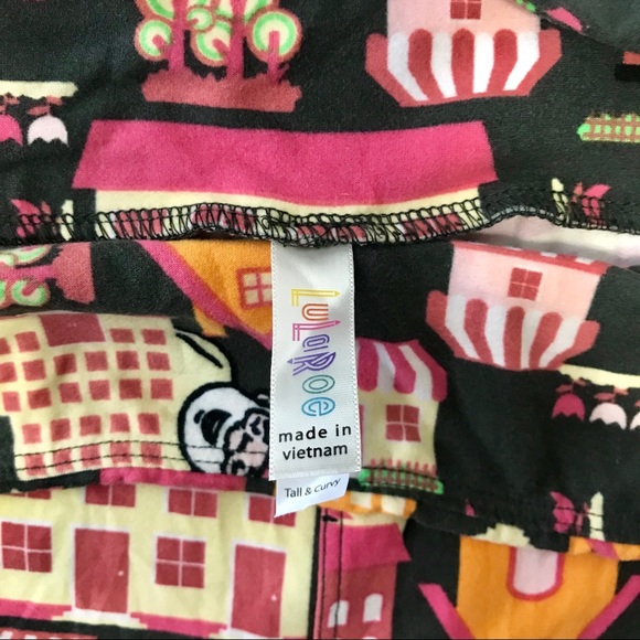 NWOT - Lularoe TC Leggings - Gnome Unicorn Print - Picture 3 of 3